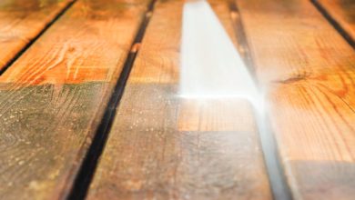 Power Washing a Deck-Durham Trade Shows